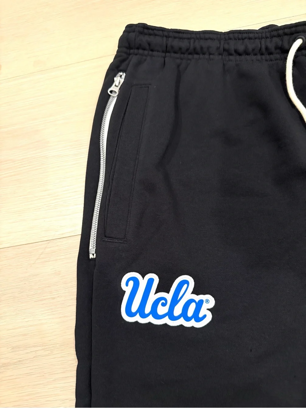 Nike Air Jordan NCAA UCLA College Sweatpants Fleece Black Joggers Mens Large New